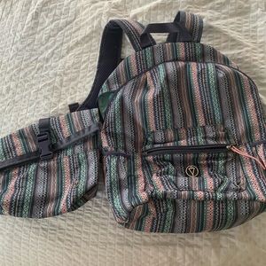 ivivva backpack AND lunch tote